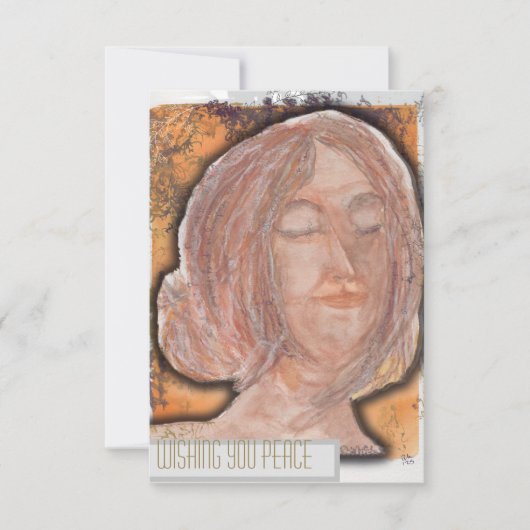 Friedliche Grüße Mitteilungskarte (Vorderseite)