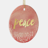 Friedliche Grußkunst Keramik Ornament (Rechts)