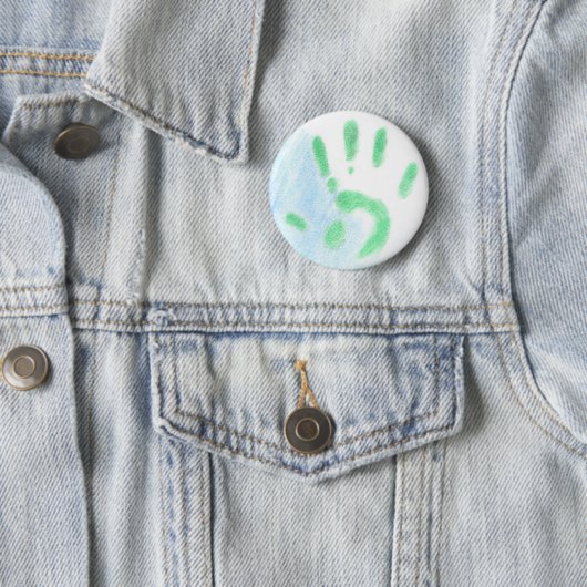 Friedliche Hand Button (Beispiel)