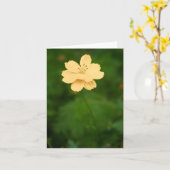 Friedliche Harmonie Karte (Gelbe Blume)