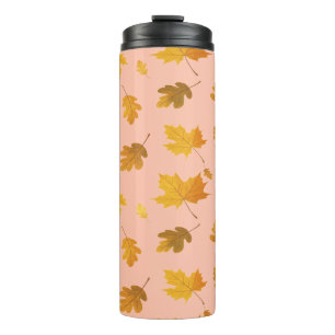 Friedliche Herbstblätter Thermosbecher