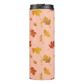 Friedliche Herbstblätter Thermosbecher (Rückseite)