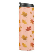Friedliche Herbstblätter Thermosbecher (Nach rechts gedreht)