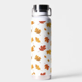 Friedliche Herbstblätter Trinkflasche (Rückseite)