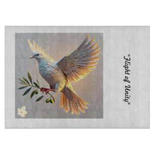 "Friedliche Herzschläge" Schneidebrett