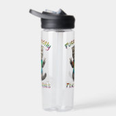 Friedliche Hippie Boho Kitten Vibes Trinkflasche (Rechts)