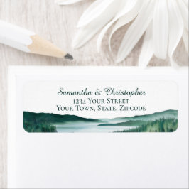 Friedliche Hochzeit am Bergsee - Rücksendeadresse