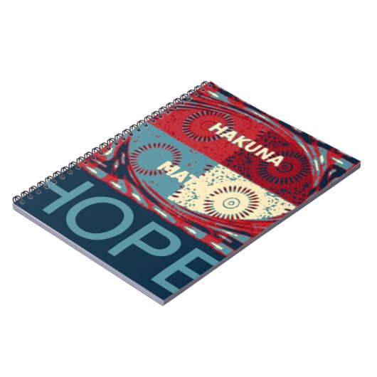 Friedliche Hoffnung: Ein beruhigendes Design Hakun Notizblock (Linke Seite)