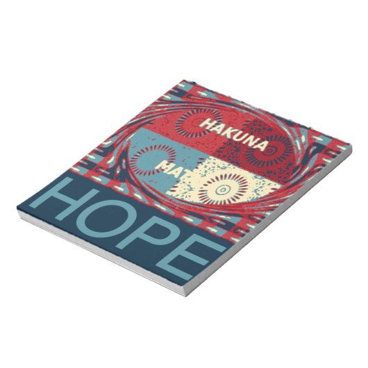Friedliche Hoffnung: Ein beruhigendes Design Hakun Notizblock (Rotiert)