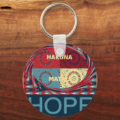 Friedliche Hoffnung: Ein beruhigendes Design Hakun Schlüsselanhänger (Vorderseite)