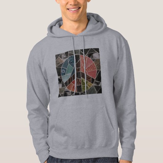 Friedliche Hoodie (Vorderseite)