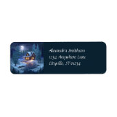 Friedliche Hütte im Winterwald (Vorne)