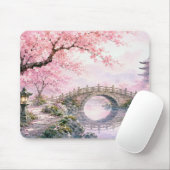 Friedliche japanische Kirschblüten Mousepad (Mit Mouse)