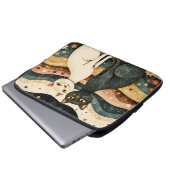 Friedliche Katzen Laptopschutzhülle (Vorne Knopf)