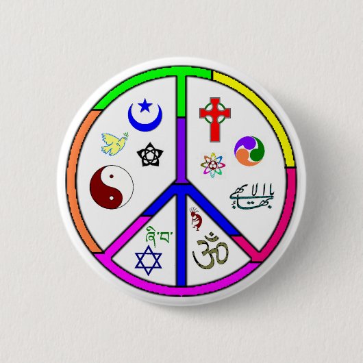 Friedliche Koexistenz Button (Vorderseite)