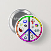Friedliche Koexistenz Button (Vorne & Hinten)