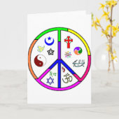 Friedliche Koexistenz Karte (Gelbe Blume)