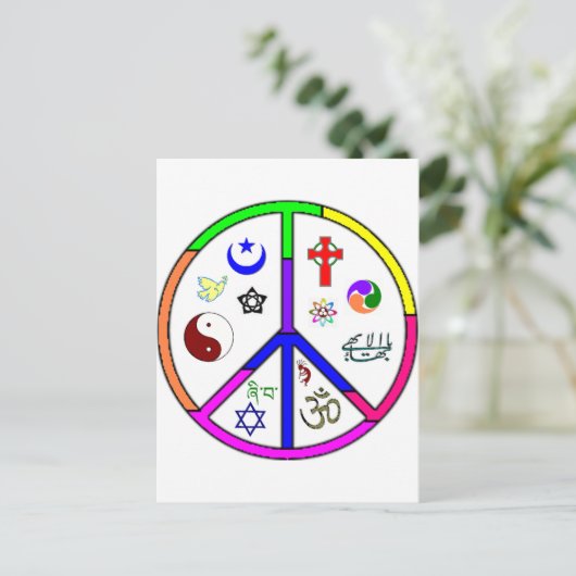 Friedliche Koexistenz Postkarte (Stehend Vorderseite)