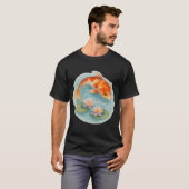 Friedliche Koi T-Shirt (Vorne ganz)