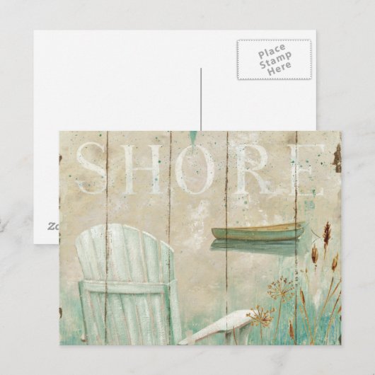 Friedliche Küste Postkarte (Vorne/Hinten)