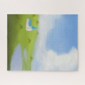 Friedliche Landschaft auf dem Lande Puzzle (Horizontal)