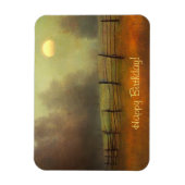 Friedliche Landschaft Birthday Magnet (Vertikal)