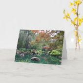 Friedliche Landschaft Karte (Gelbe Blume)