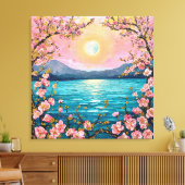 Friedliche Landschaft Leinwanddruck (Insitu (Wohnzimmer))