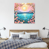 Friedliche Landschaft Leinwanddruck (Insitu (Schlafzimmer))