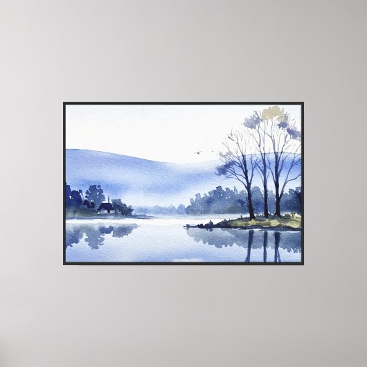 Friedliche Landschaft Leinwanddruck (Vorderseite)