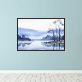 Friedliche Landschaft Leinwanddruck (Insitu (Holzboden))