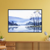 Friedliche Landschaft Leinwanddruck (Insitu (Wohnzimmer))
