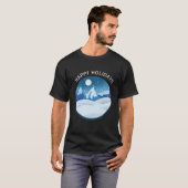 Friedliche Landschaft mit Raureif Custom T-Shirt (Vorne ganz)