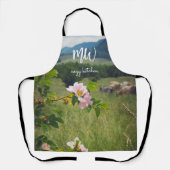 Friedliche Landschaft mit wilden Rose Schürze (Vorderseite)