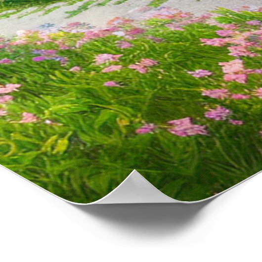 Friedliche Landschaft Poster (Ecke)