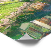 Friedliche Landschaft Poster (Ecke)