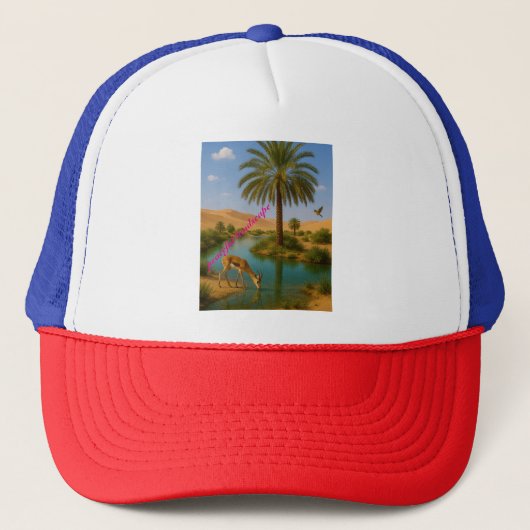 friedliche Landschaft Truckerkappe (Vorderseite)