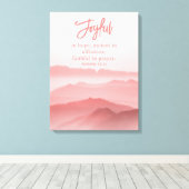 Friedliche Landschaftsbibel für Wasserfarben Leinwanddruck (Insitu (Holzboden))