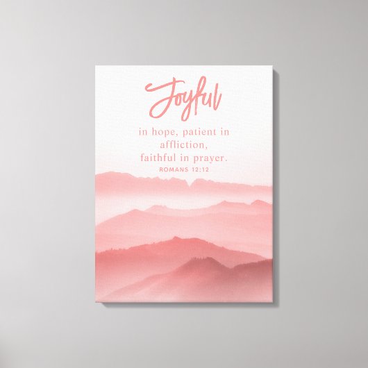 Friedliche Landschaftsbibel für Wasserfarben Leinwanddruck (Vorderseite)