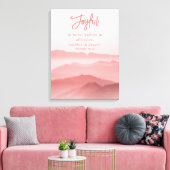 Friedliche Landschaftsbibel für Wasserfarben Leinwanddruck (Insitu (Wohnzimmer))