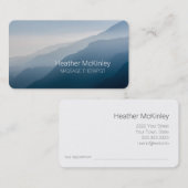 Friedliche Landschaftskarte für Berge Terminkarte (Vorne/Hinten)