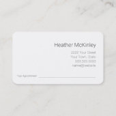 Friedliche Landschaftskarte für Berge Terminkarte (Rückseite)