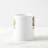 Friedliche Liebe Softball Mütter Muttertagssoftwar Kaffeetasse (Mittel)