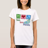 Friedliche Liebe T-Shirt (Vorderseite)