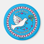 Friedliche Lösungen 1_Round Magnet 2,25" (Vorne)