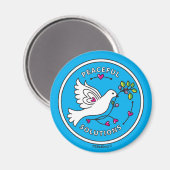 Friedliche Lösungen 2_Round Magnet 2,25" (Vorderseite/Rückseite)