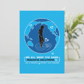 Friedliche Lösungen 5"x7"_Flachkarte (Stehend Vorderseite)