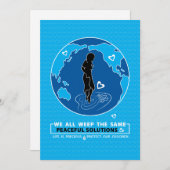 Friedliche Lösungen 5"x7"_Flachkarte (Vorne/Hinten)