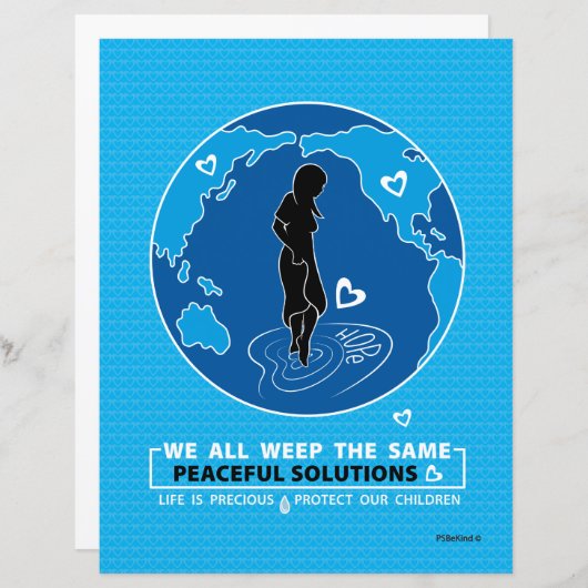 Friedliche Lösungen_8.5"x11"_Blatt (Vorne/Hinten)