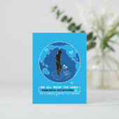 Friedliche Lösungen_ Postkarte (Stehend Vorderseite)